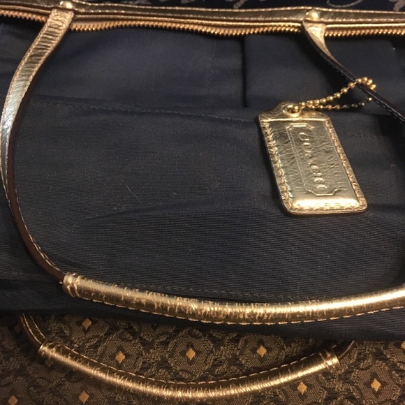 Coach RARE New York script tote +wallet+case 3 SET - Picture 6 of 8